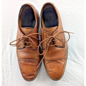 Cole Haan Men's Williams Cap Toe Oxford Brown Leather Dress Shoe Size US 7 EU 41